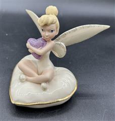 LENOX DISNEY PIXIE HEART FIGURINE PURPLE LIMITED EDITION 1375/3000 TINKERBELL